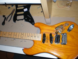 G & L Legacy Pickguard Swap