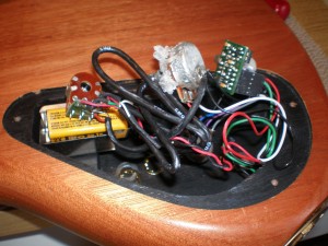 Stiletto Custom-4 Preamp Swap - Seymour Duncan Active Blackout Preamp STC-2S-BO