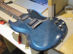 1963 Gibson SG - Bridge Swap Electronics Clean & Setup