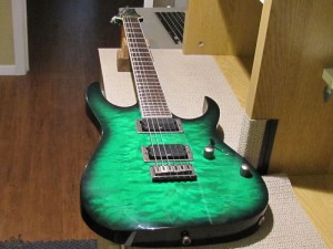 Ibanez RG Guitar Brass Nut Carve