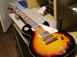 Epiphone Les Paul Snapped Headstock Re-Glue and Setup