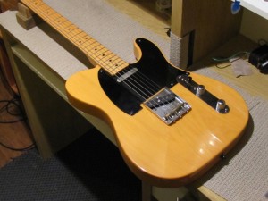 Austin Guitar Repair - Fender Telecaster - Pickup Swap, Body Route, Pick Guard File, Kill Switch Wiring Modification