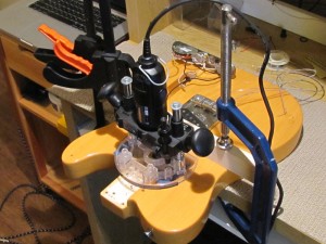 Austin Guitar Repair - Fender Telecaster - Pickup Swap, Body Route, Pick Guard File, Kill Switch Wiring Modification