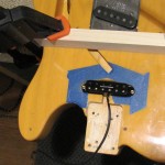 Austin Guitar Repair - Fender Telecaster - Pickup Swap, Body Route, Pick Guard File, Kill Switch Wiring Modification