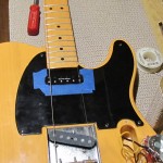 Austin Guitar Repair - Fender Telecaster - Pickup Swap, Body Route, Pick Guard File, Kill Switch Wiring Modification