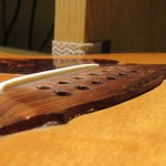 Bridge re-glue on a 1970's Guild 12-String acoustic guitar by South Austin Guitar Repair