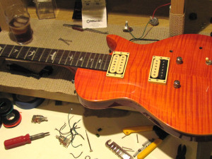 South Austin Guitar Repair - Paul Reed Smith Wiring Mod - Coil Tap and Phase Reversal. Austin Guitar wiring modifications by South Austin Guitar Repair - Call (512) 590-1225