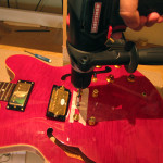 Epiphone 335 - LR Baggs T-Bridge Install