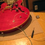 Epiphone 335 - LR Baggs T-Bridge Install