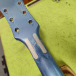 Epiphone 335 Snapped Headstock Repair with Splines